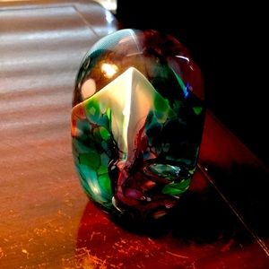 Vintage Butterfly Art Glass